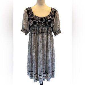 ECI New York Black and White Dress